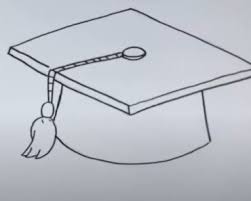 You will now start drawing the scroll with the end part of the paper, then draw a swirl. How To Draw Graduation Cap Archives How To Draw Step By Step