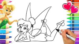 To print out your peter pan coloring page, just click on the image you want to view and print the larger picture on the next page. Tinkerbell Disney Fairies Coloring Page With Glitter Disney S Peter Pan Coloring Book Youtube