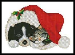 Check spelling or type a new query. Mini Xmas Cat And Dog By Artecy Cross Stitch