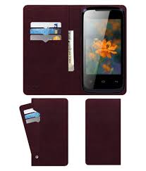 Lava Iris 356 Flip Cover by ACM - Red ...