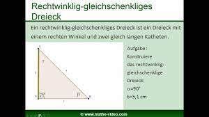 Wie man trotzdem eine höhe zeichnen kann, auch wenn diese außerhalb eines dre. Spezielle Dreiecke Youtube