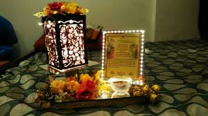 First Wedding Card Presentation Tray Wedding Card Decorations Marriage Decoration Wedding Cards