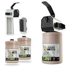 Grip Clean 3 Pack Combo - Wall-Mounted Soap Dispenser + 2 Gallons Heavy  Duty Liquid Hand Cleaner Pumice Soap + Degreaser Nail Brush - for Auto ...