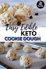 This Super Easy Edible Cookie Dough Recipe Is Why We Love Keto Recipe Keto Cookies Low Carb Cookie Dough Bites Low Carb Cookies