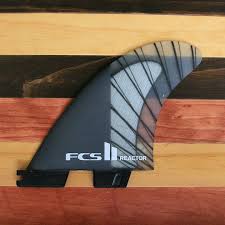 Fcs Ii Reactor Surfboard Fin Set Pc Carbon Med Or Large Brand New Surfboard Fins Surfboard Paddleboards