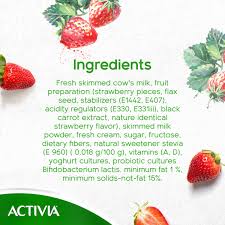 Activia Stirred Yoghurt Low Fat Strawberry 120g Online At Best Price Flavoured Yoghurt Lulu Ksa