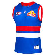 Founded in 1877, the club won nine victorian football association (vfa) premierships before going to the afl (then known as the vfl). Western Bulldogs 2021 Asics Mens Home Guernsey