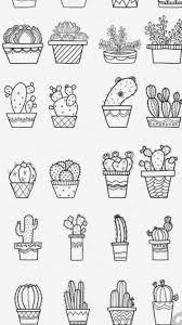 Using gray (mix blue + red + yellow) add layers to the white pot. Cactus Funny Face Drawings How To Draw Hands Vector Drawing