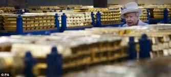 Queen's solid gold quip about bullion ...