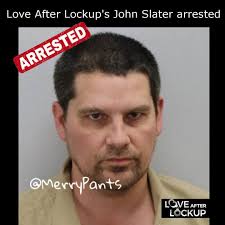 John Slater back in jail for violating his bail conditions. I had not  checked his or Lacey's pages in a while so I went to check. They still  follow each other but