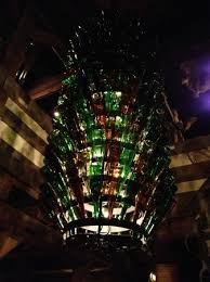This Light Fixture Is Massive Then You Realize That It S Made Of Wine Bottles Picture Of The Fox Hounds Restaurant Tavern Hubertus Tripadvisor