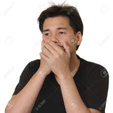 Good hygiene is the best protection: Asian Man Covering Mouth With Two Hands Stock Photo Picture And Royalty Free Image Image 45506730