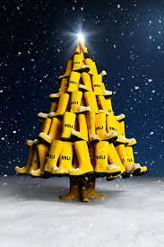 Yellow Welly Tree Ecard Rnli Ecards Animated Welly Tree Uk Unusual Christmas Trees Christmas Tree Yellow Christmas Colors