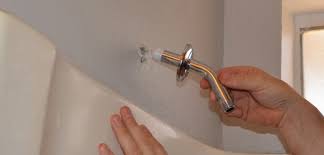 How to install a new shower. Installing The New Shower Bath Hardware Az Diy Guy