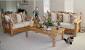 Teak Wood Simple Wooden Sofa Set Designs