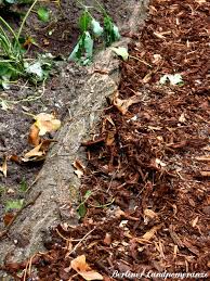 Neue Wege Gehen Gartenpfad Mit Baumscheiben Garten Gartenweg Rindenmulch
