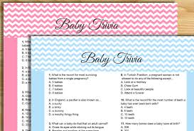 The host asks the questions and offers the choices. Free Printable Baby Trivia Game For Baby Shower Party