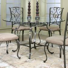 Cramco J9811 4 Wescot Round Glass Top Dining Table At Atg Stores Glass Round Dining Table Glass Dining Table Glass Dining Room Table