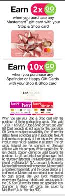Sold in packs of 6. Expired Giant Stop Shop Martin S 2x Fuel Points On Mastercard Gift Cards 10 30 11 5 Doctor Of Credit