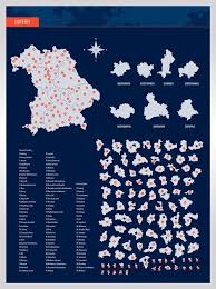 Landkarte Bayern Mit Landkreisen Landkarte Bayern Landkarte Bayern Karte