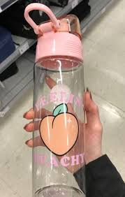 Violet S Water Bottle Trendy Water Bottles Cute Water Bottles Peach Aesthetic