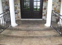 Slate walkway concrete walkway decorative concrete northern virginia walkways paths walk this way for a grand entrance. Concrete Porches And Walkways Indy Decorative Concreteindy Decorative Concrete