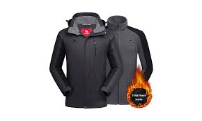 The 3 in 1 jackets has 5 pockets on the outer jacket and 2 on fleece inside, secure pocket with supporting. Save 40 On A Camel Crown Men S Waterproof Ski Jacket Get It Free