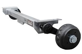 Braked trailer axle KNOTT 1200 mm 1350 kg 5x112