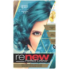 This hairstyle wax gives instant hair colour and the wax base help style hair properly. Renew Perfect Colour Semi Permanent Hair Colour Ocean Burst Clicks