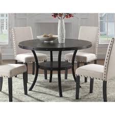 Black round kitchen table and chairs. Best Master Furniture Antique Black Round Dining Table On Sale Overstock 29603043