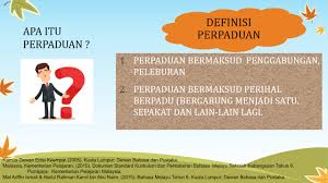 Perpadu perpaduan an ialah ialah penyatu penyatuan an dan darjah darjah serta jenis jenis penyatu perpaduan pendidikan yang terdapat di <b>alaysia mempunyai hubungkait serta pertalianyang erat bagi men!apai matlamat awasan awasan #$#$. Berkat Hidup Sepakat Bahasa Melayu Tahun 6