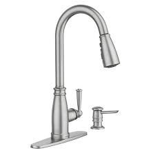 Enjoy reading the best rated faucets for kitchen and choose the most desirable option for you. Moen Morado One Handle Pull Down High Arc Kitchen Faucet With Powerboost At Menards
