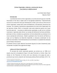 Organización | qué es, significado, concepto y definición. Pdf Crimen Organizado Violencia Y Construccion De Paz Una Dinamica Multidimensional 1 Juan Sainz Borgo And Mauricio Vieira Academia Edu