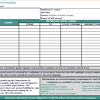 Free employee annual leave record sheet template. 1