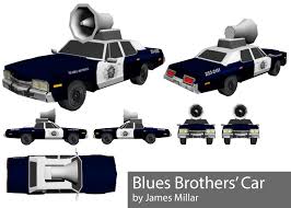 The blues brothers, movie, 1980. Artstation Low Poly Recreation Of Blues Brothers Car James Millar