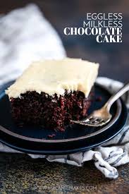 Add walnuts, pecans, or even raisins if you want extra heft. Eggless Milkless Chocolate Cake Melanie Makes