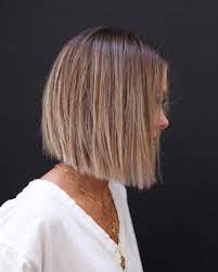 Soft Blunt Haircut Bob Losangeles Anhcotran Extensionology Softundercut Bob Haircut For Fine Hair Short Hair Haircuts Short Hair Styles