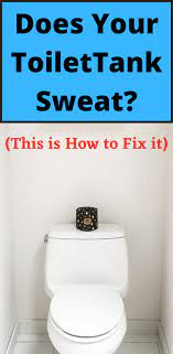 First, shut off the water valve to the toilet and then remove the tank lid. How To Stop Toilet Tank Sweating Toilet Tank Toilet Best Toilet Bowl Cleaner