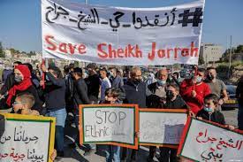 Police said palestinian protesters were setting off fireworks and throwing stones at officers and vehicles early on friday in the sheikh jarrah neighborhood. Sheikh Jarrah Families Ngos Calls For Icc To Probe Enforced Displacement Middle East Monitor