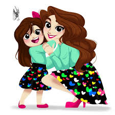 Madres Dibujos Mae E Filha Desenho Ilustracao De Familia Amor De Mae