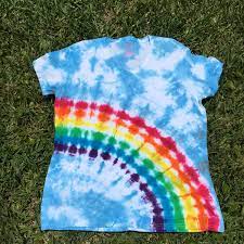 Tie dye.spiral pattern.bohemian spiral.tie dye striped pattern. Ladies Xl V Neck Rainbow Blue Sky Tie Dye Shirt Rainbow Shirt Rainbow Tie Dye Hippy Shirt Boho Shirt Tie Dye Crafts Tie Dye Heart Tie Dye Diy