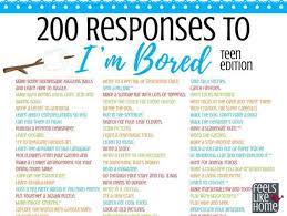 I am really not a huge fan when it comes down to smoking cannabis, don't take me wrong, i have smoked it several. 200 Fun Things For Tweens Teens To Do When They Re Bored