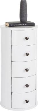 Finden sie eine passende kommode für wohnzimmer, küche, flur. Home Affaire Kommode Rund Mit Metallgriffen Weiss Lackiert Online Kaufen Otto