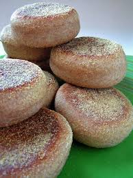Homemade English Muffins Butter With A Side Of Bread Homemade English Muffins English Muffin Recipes English Muffin
