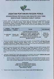 Maybe you would like to learn more about one of these? Bagi Yang Berminat Dan Jabatan Pertanian Negeri Perlis Facebook