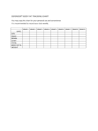 Body Fat Chart 4 Free Templates In Pdf Word Excel Download
