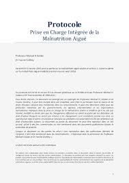 Pdf Golden Mh Grellety Protocole Generique Pcima Integrated Management Of Acute Malnutrition French Version 6 6 2 Correction Annex1