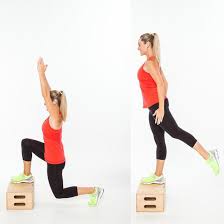 2 Rear Raising Lunge Leg Workout Fitness Body Lower Body Workout