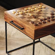 Saic Checkers Chess Table Chess Table Chess Board Table Modern Table Runners