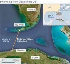 How far is florida from cuba. Us Woman Diana Nyad Abandons Swim From Cuba To Florida Bbc News